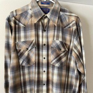Men's Pendleton Wool Plaid Button Down